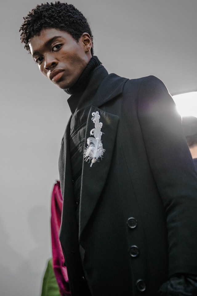 Ann Demeulemeester Menswear AW19 Dazed Backstage Alton Mason 3