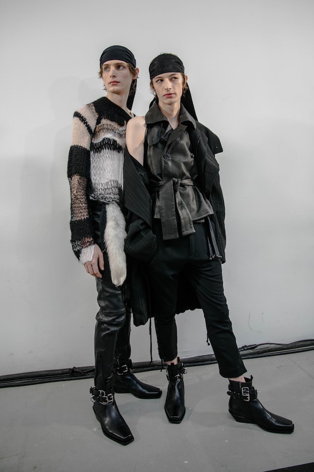Ann Demeulemeester Menswear AW19 Dazed Backstage Paris 12