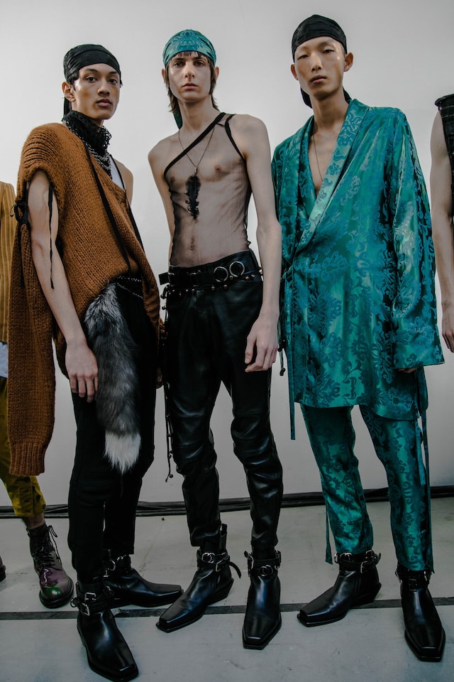 Ann Demeulemeester Menswear AW19 Dazed Backstage Paris 0