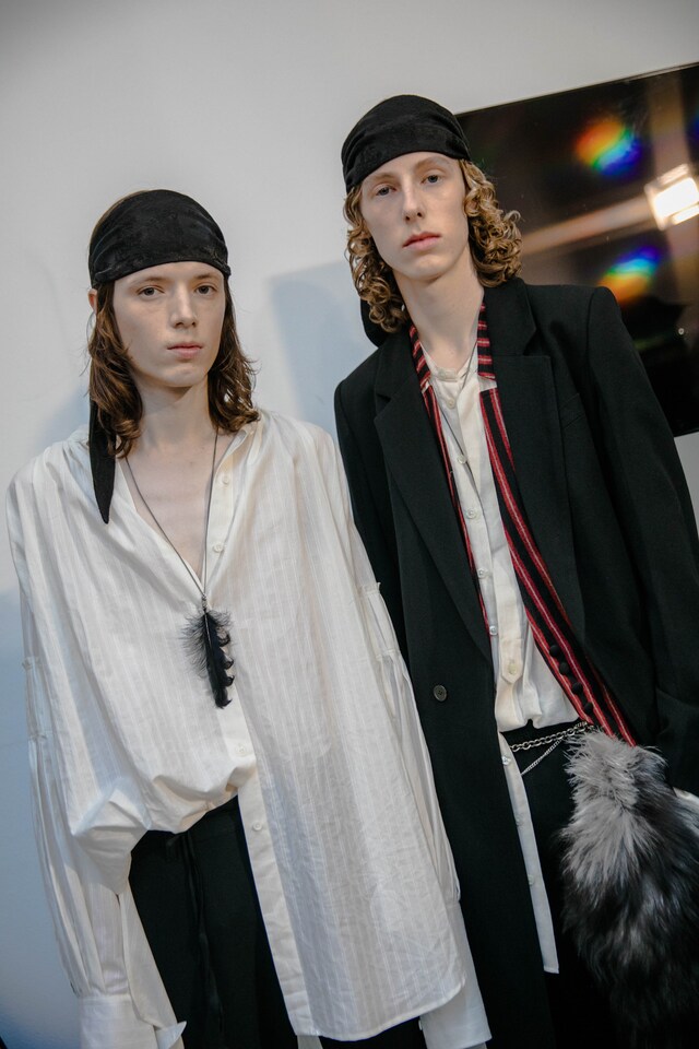 Ann Demeulemeester Menswear AW19 Dazed Backstage Paris 17