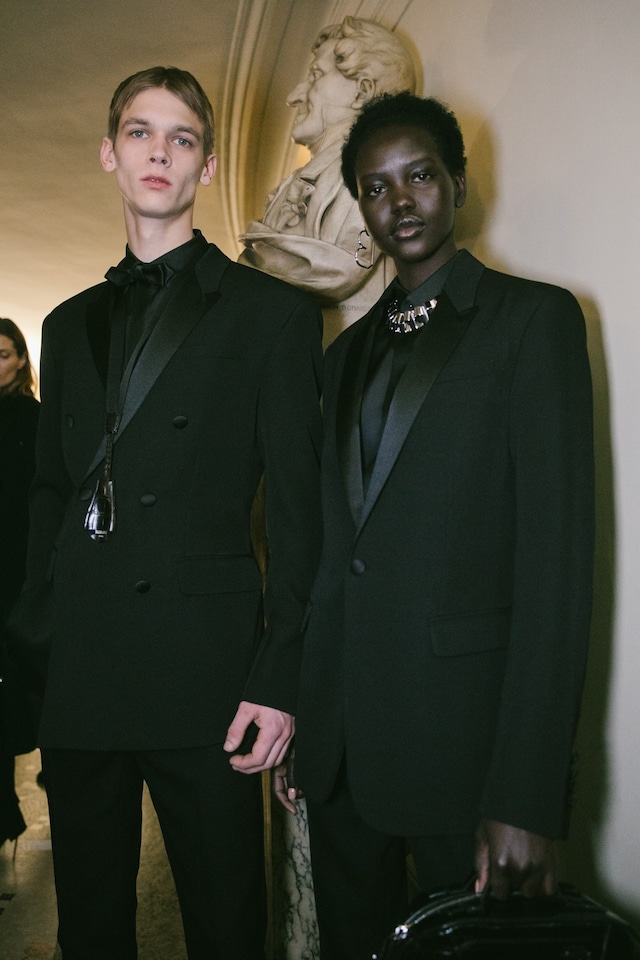 Berluti AW19 Dazed Backstage Kris Van Assche Adut Akech 15