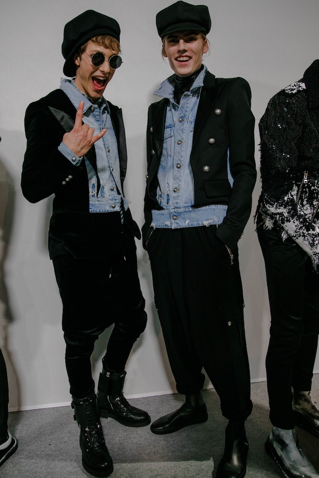 balmain homme aw19 olivier rousteing paris pfw 1