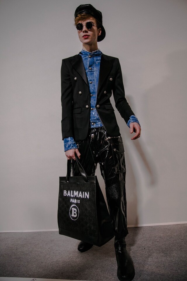 balmain homme aw19 olivier rousteing paris pfw 2