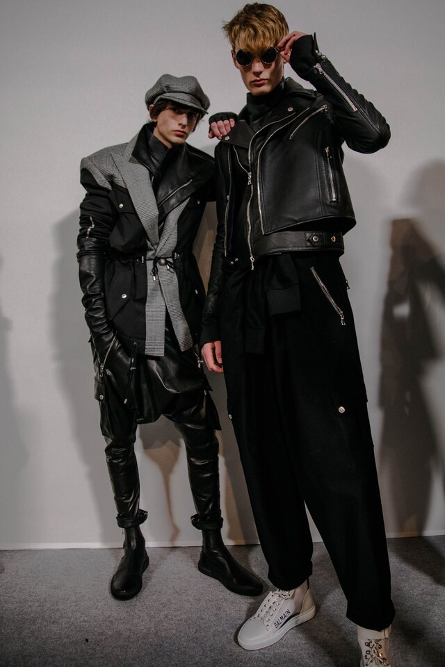 balmain homme aw19 olivier rousteing paris pfw 3