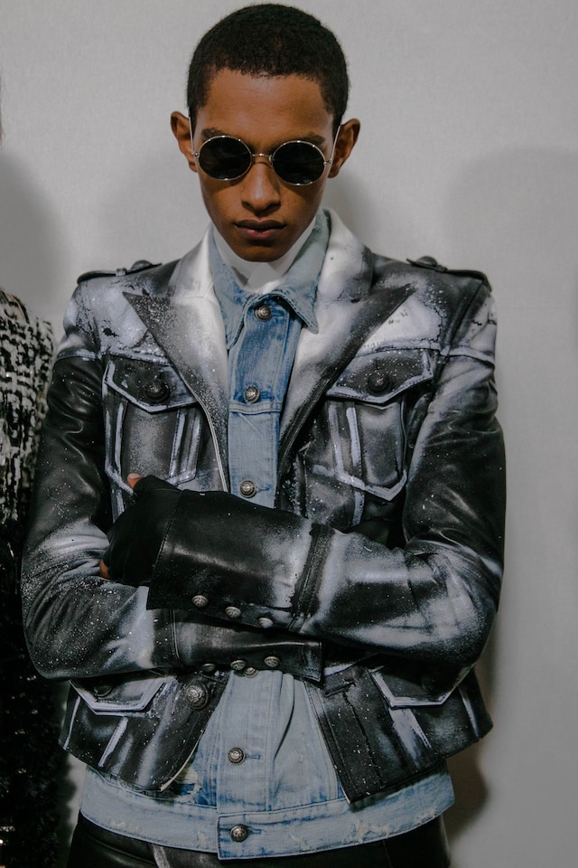 balmain homme aw19 olivier rousteing paris pfw 6