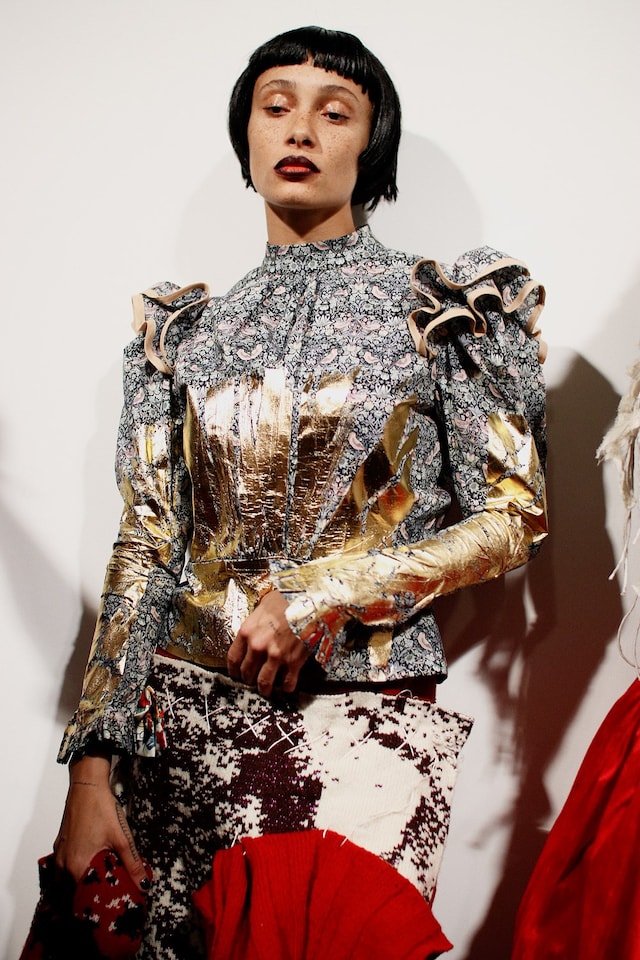 Matty Bovan AW19 LFW London Fashion Week Adwoa Aboah 0