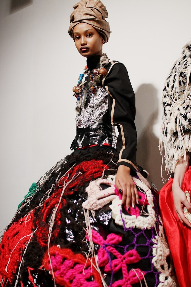 Matty Bovan AW19 LFW London Fashion Week 8