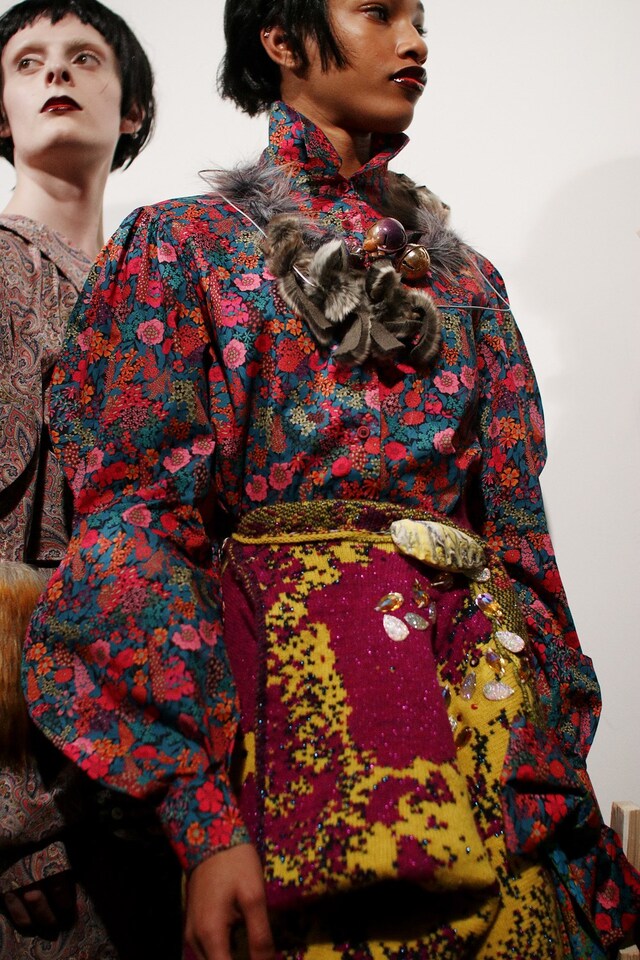 Matty Bovan AW19 LFW London Fashion Week Naomi Chin Wing 13