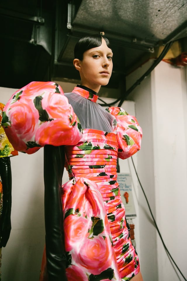 Richard Quinn AW19 LFW London Fashion Week 16