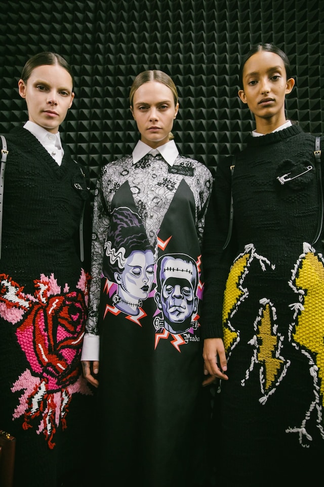 miuccia prada aw19 milan fashion week mfw 19