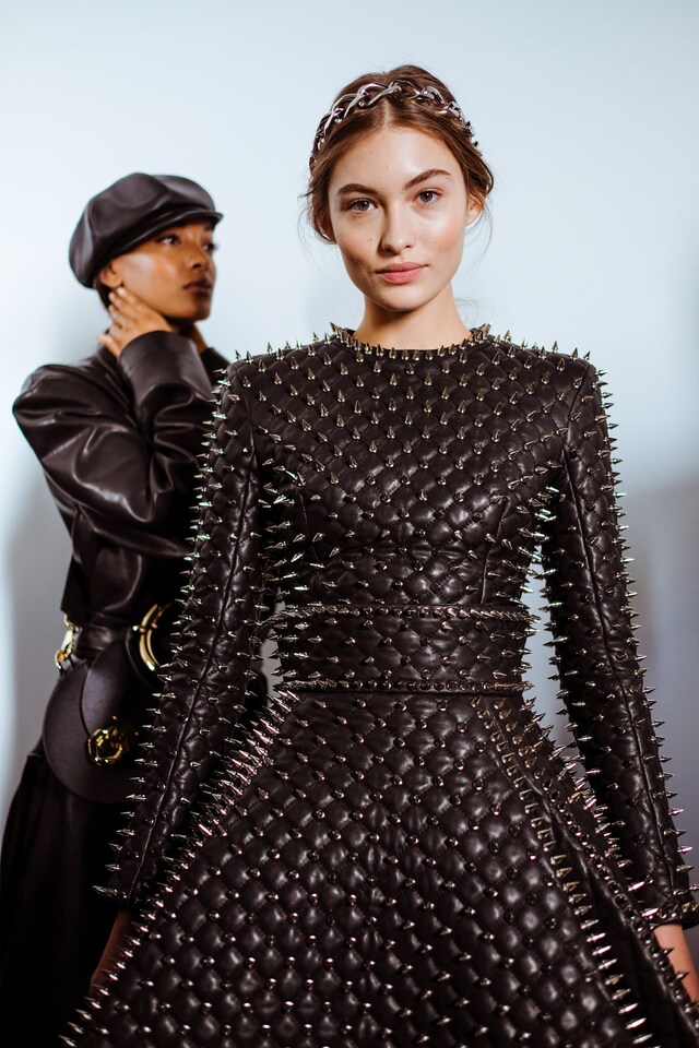 balmain olivier rousteing aw19 pfw paris fashion week 12