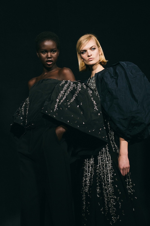 Givenchy AW19 Clare Keller PFW Paris Fashion Week Adut Akech 0