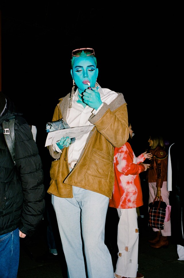 Yu Fujiawara street style London Fashion Week 2