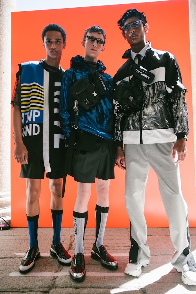 Les Hommes SS20 menswear mfw milan fashion week 8