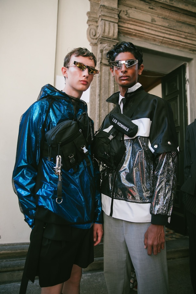 Les Hommes SS20 menswear mfw milan fashion week 15