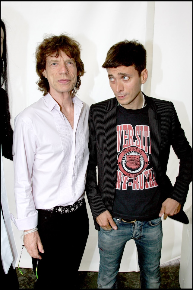MICK JAGGER AND HEDI SLIMANE 8