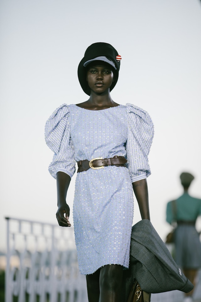 Miu Miu Resort 2020 Miuccia Prada Paris Adut Akech 0