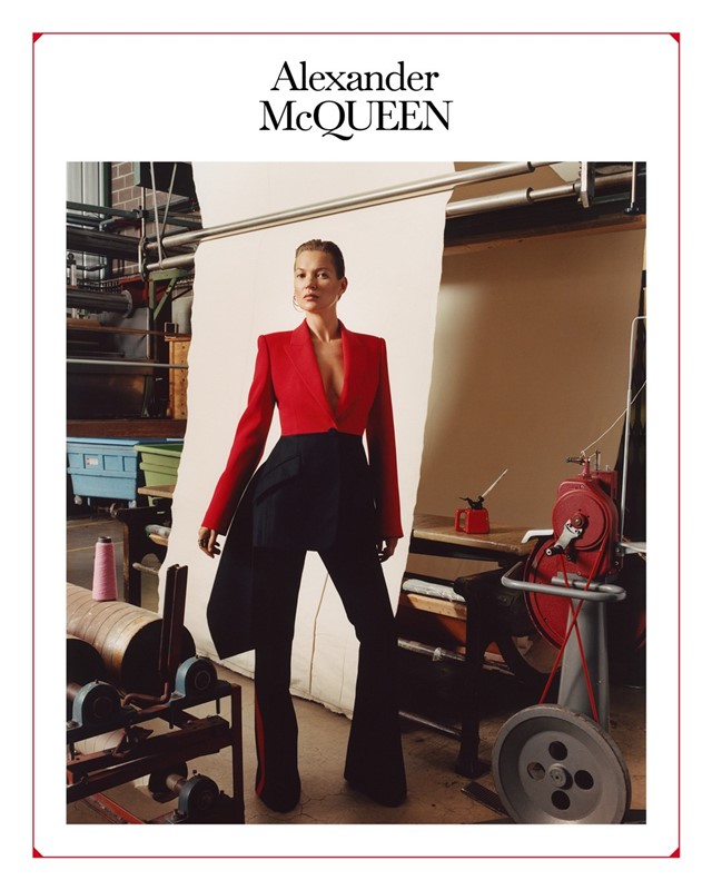 Alexander McQueen AW19 campaign kate moss jamie hawkesworth