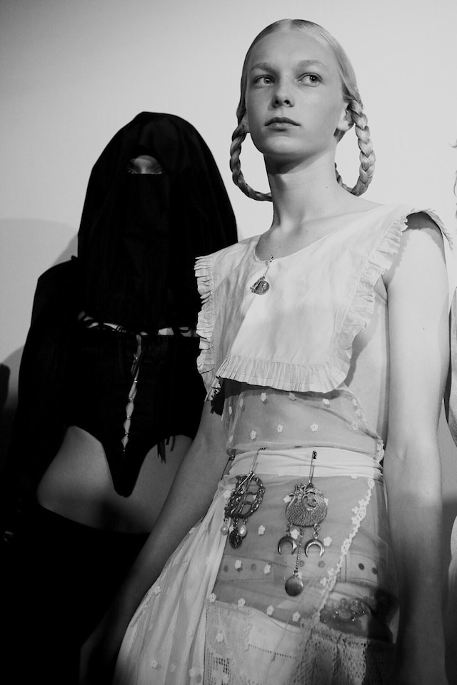 Backstage Dilara Findikoglu SS20 London Fashion Week 2 2