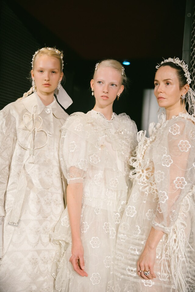 Backstage at Simone Rocha SS20 12 11