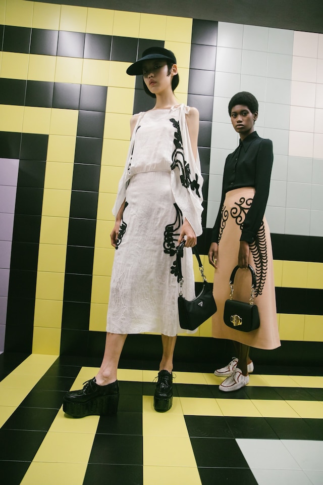 Backstage at Prada SS20 8 7