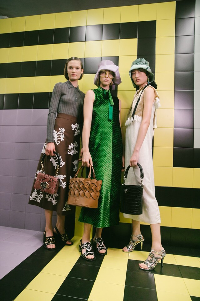 Backstage at Prada SS20 11 10