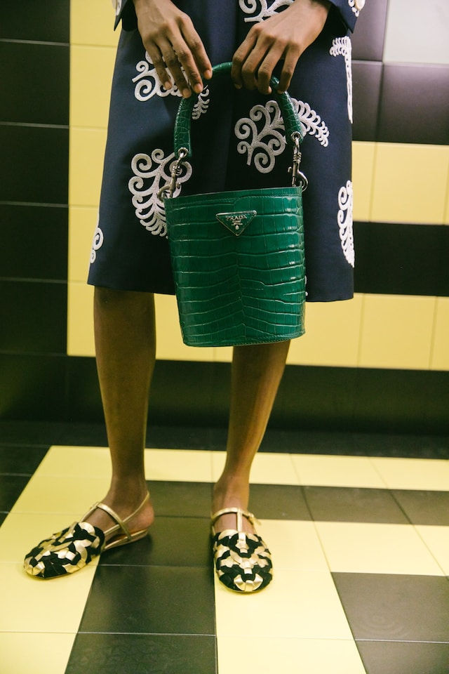Backstage at Prada SS20 22 21