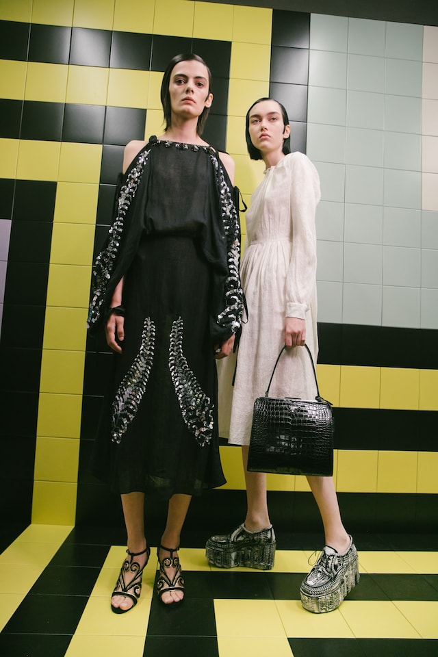 Backstage at Prada SS20 20 19