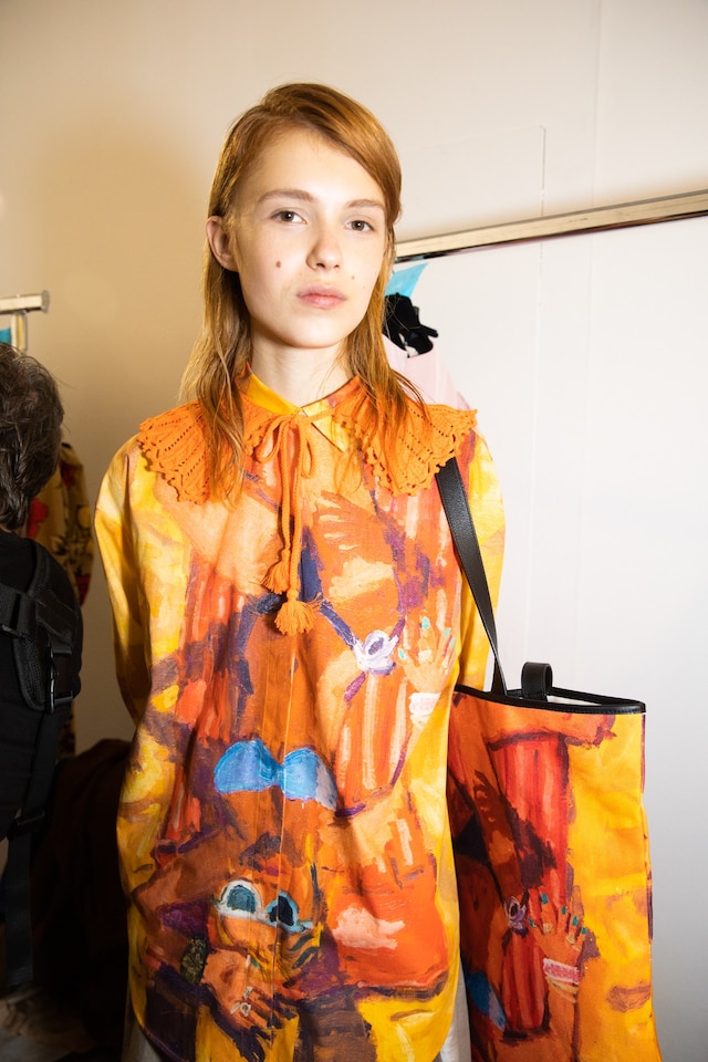 Backstage at MSGM SS20 3 2