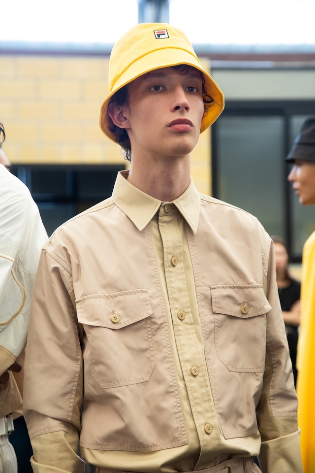 Backstage at Fila SS20 11 10