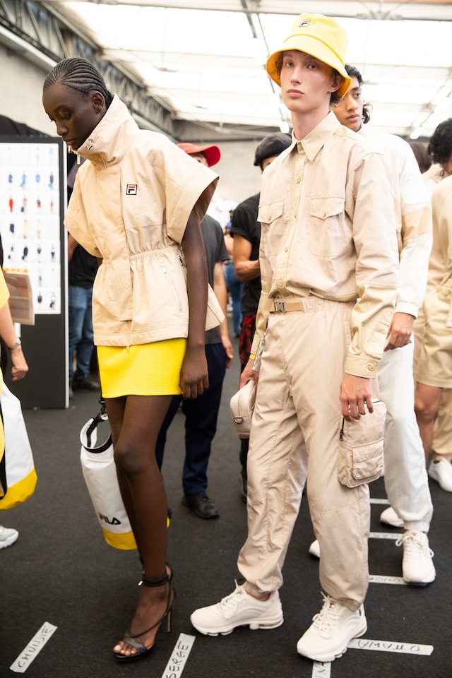 Backstage at Fila SS20 21 20