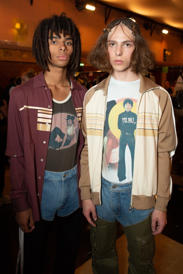 Backstage at Telfar SS20 11 10