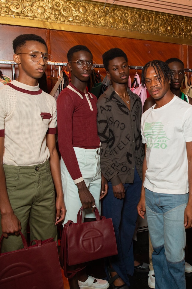 Backstage at Telfar SS20 12 11