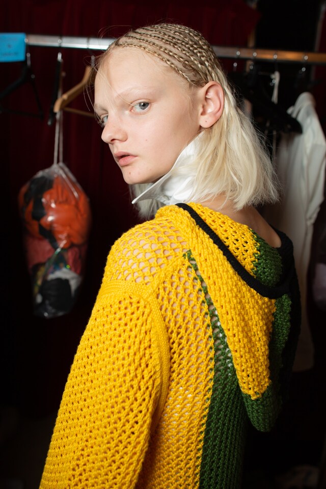 Backstage at Telfar SS20 20 19