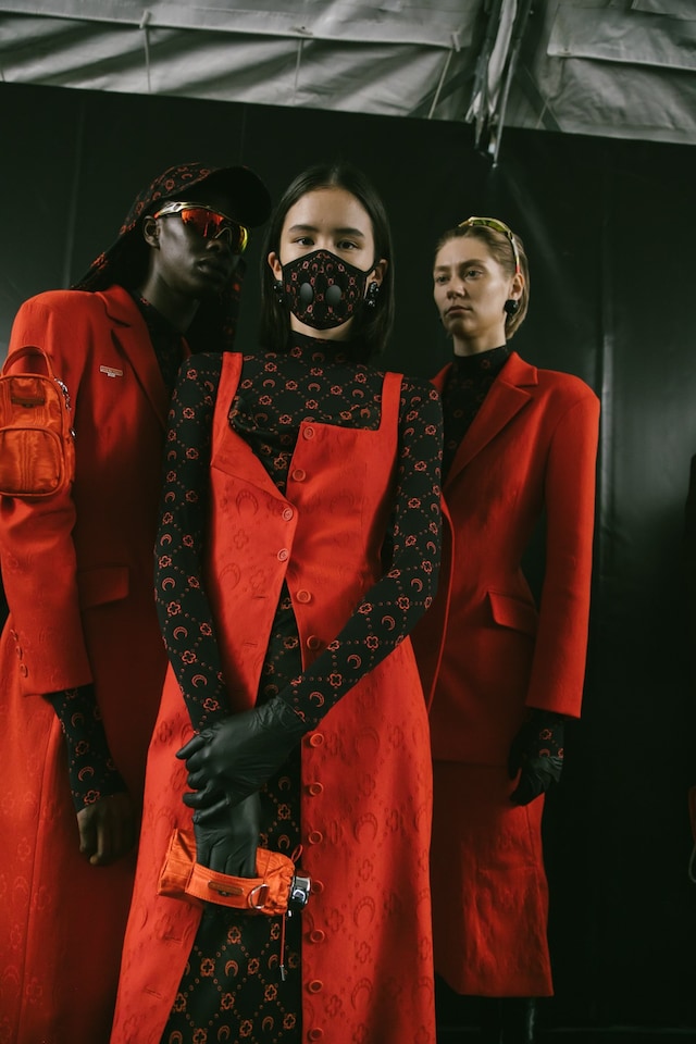 Backstage at Marine Serre SS20 10 9