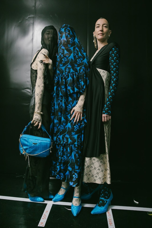 Backstage at Marine Serre SS20 13 12