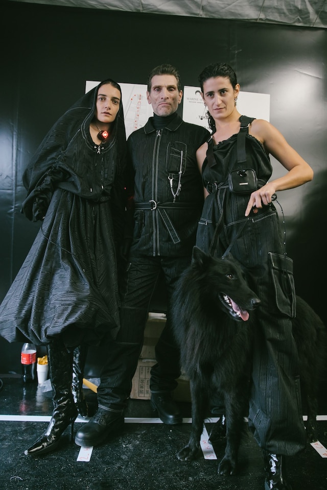 Backstage at Marine Serre SS20 14 13