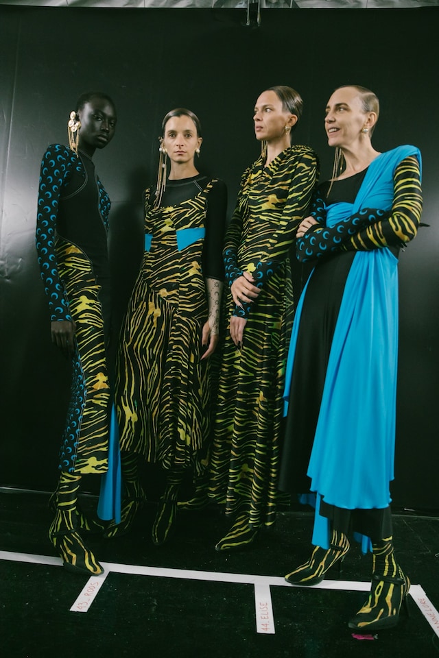 Backstage at Marine Serre SS20 2 1