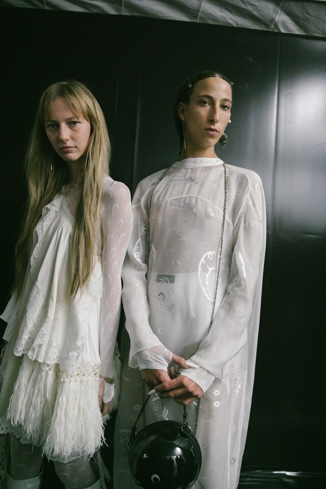 Backstage at Marine Serre SS20 19 18