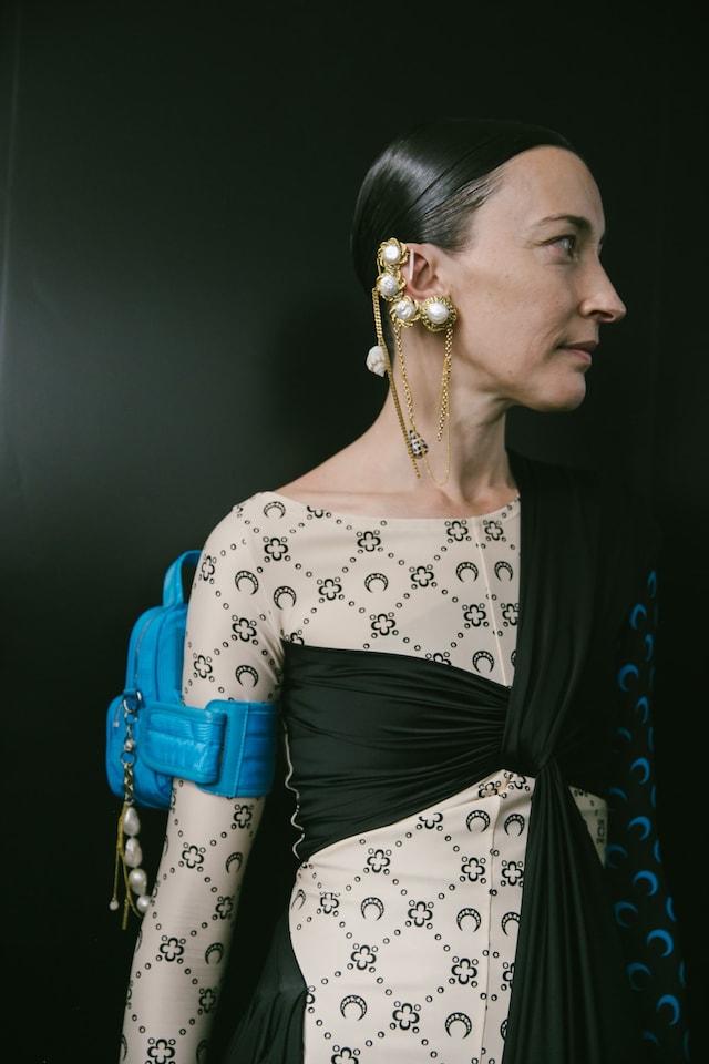 Backstage at Marine Serre SS20 22 21