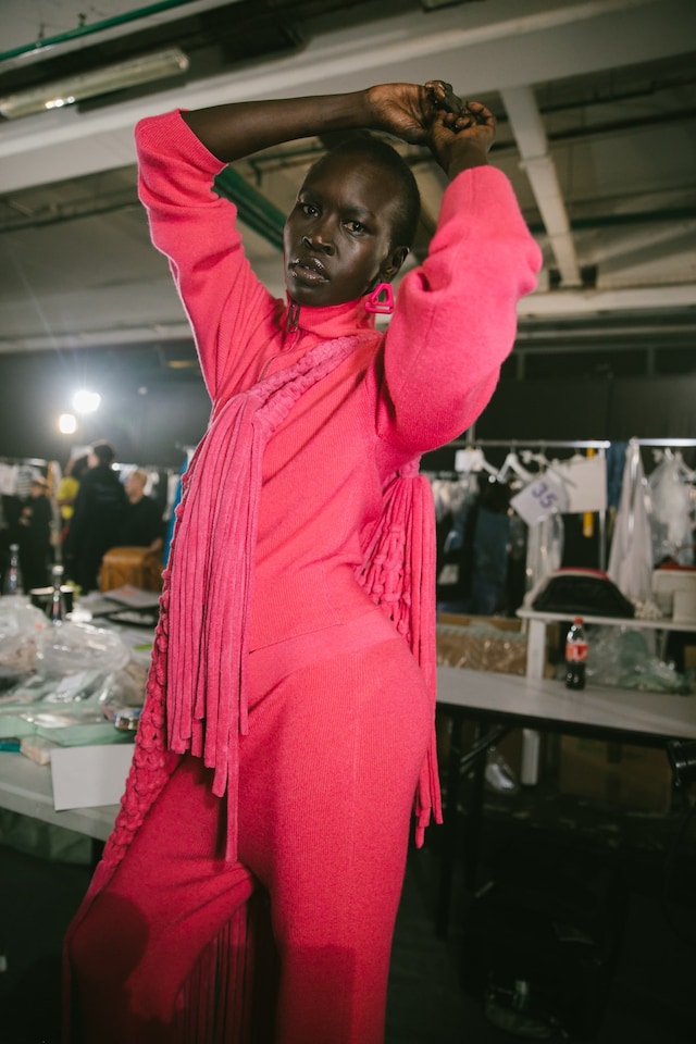 Backstage at Off-White SS20 21 20