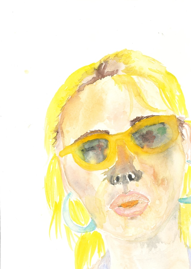 Lena Dunham Watercolours “Jem in Hollywood, Baby” 2