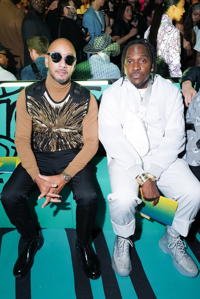 Dior Men&#39;s Pre-Fall show in Miami Swizz Beatz &amp; Pusha T 7