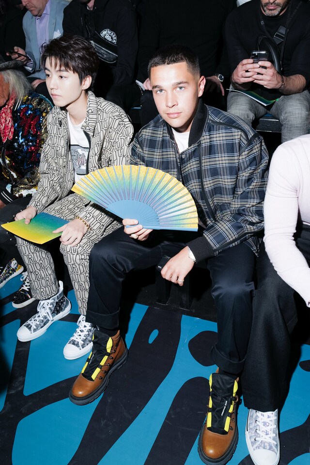 Dior Men&#39;s Pre-Fall show in Miami Wang Junkai Austin Mahone 9