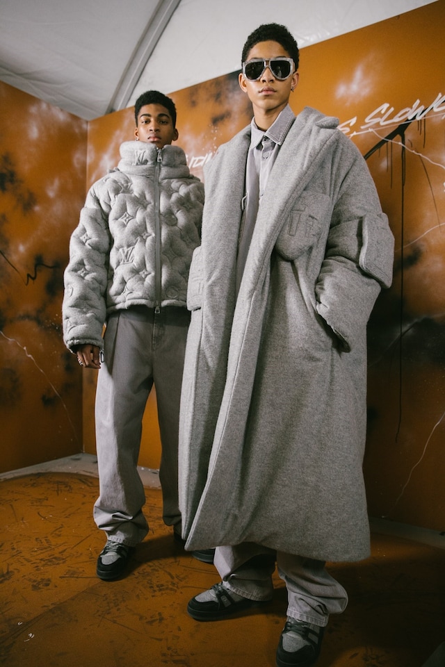 Backstage at Louis Vuitton AW19 Menswear 22