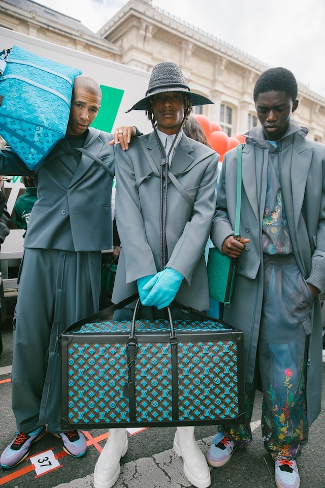 Backstage at Louis Vuitton SS20 Menswear 44