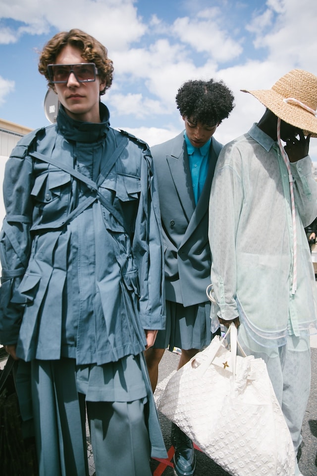 Backstage at Louis Vuitton SS20 Menswear 47