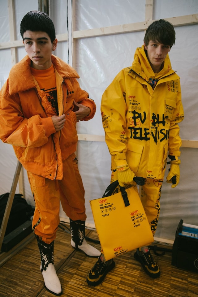 Backstage at Off-White AW19 Menswear 19