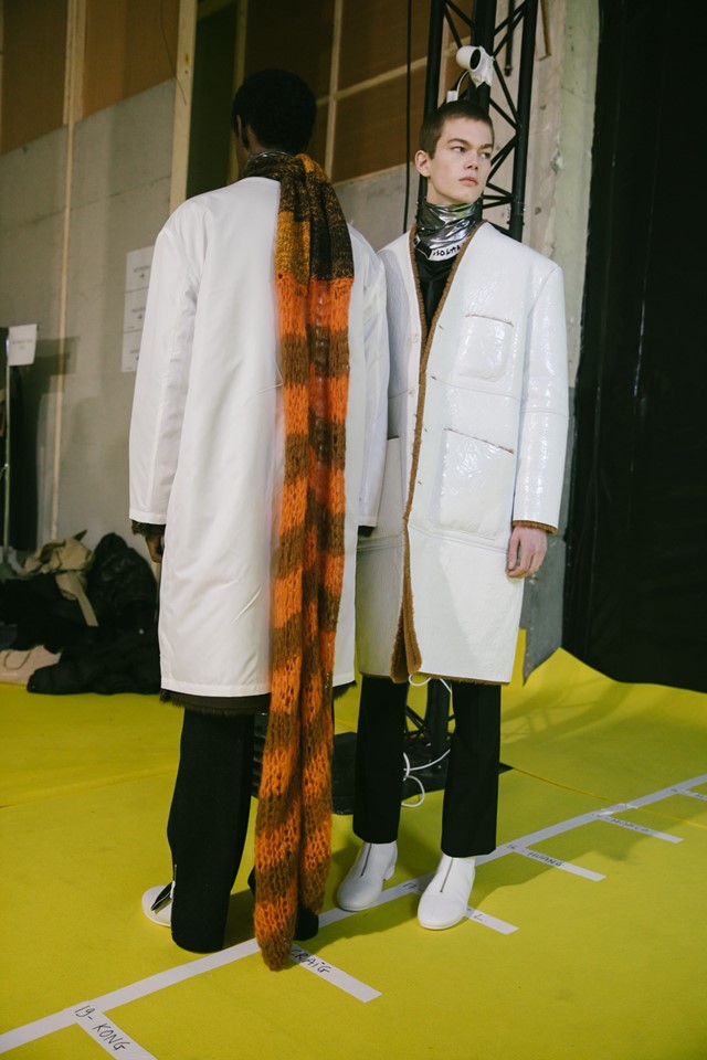 Backstage at Raf Simons AW20 | Dazed