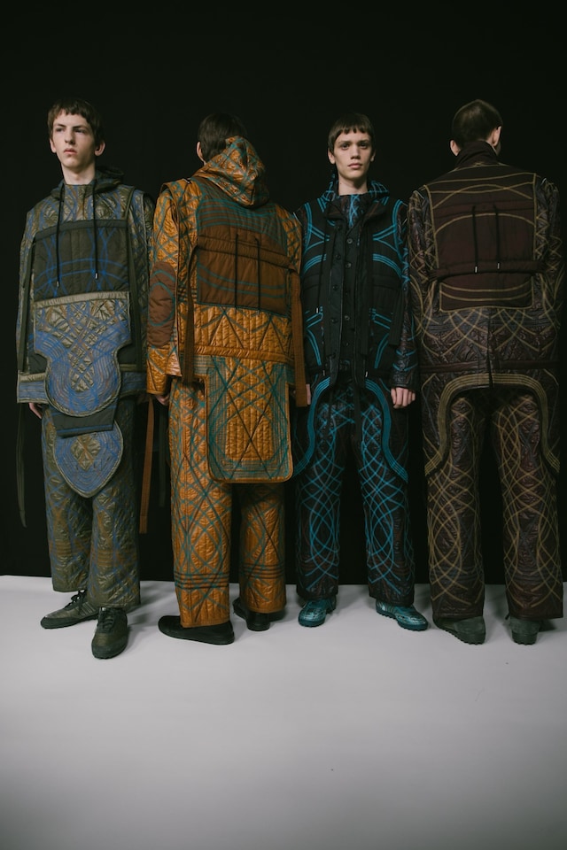 Backstage at Craig Green paris mesnwear fashion week aw20 7 6